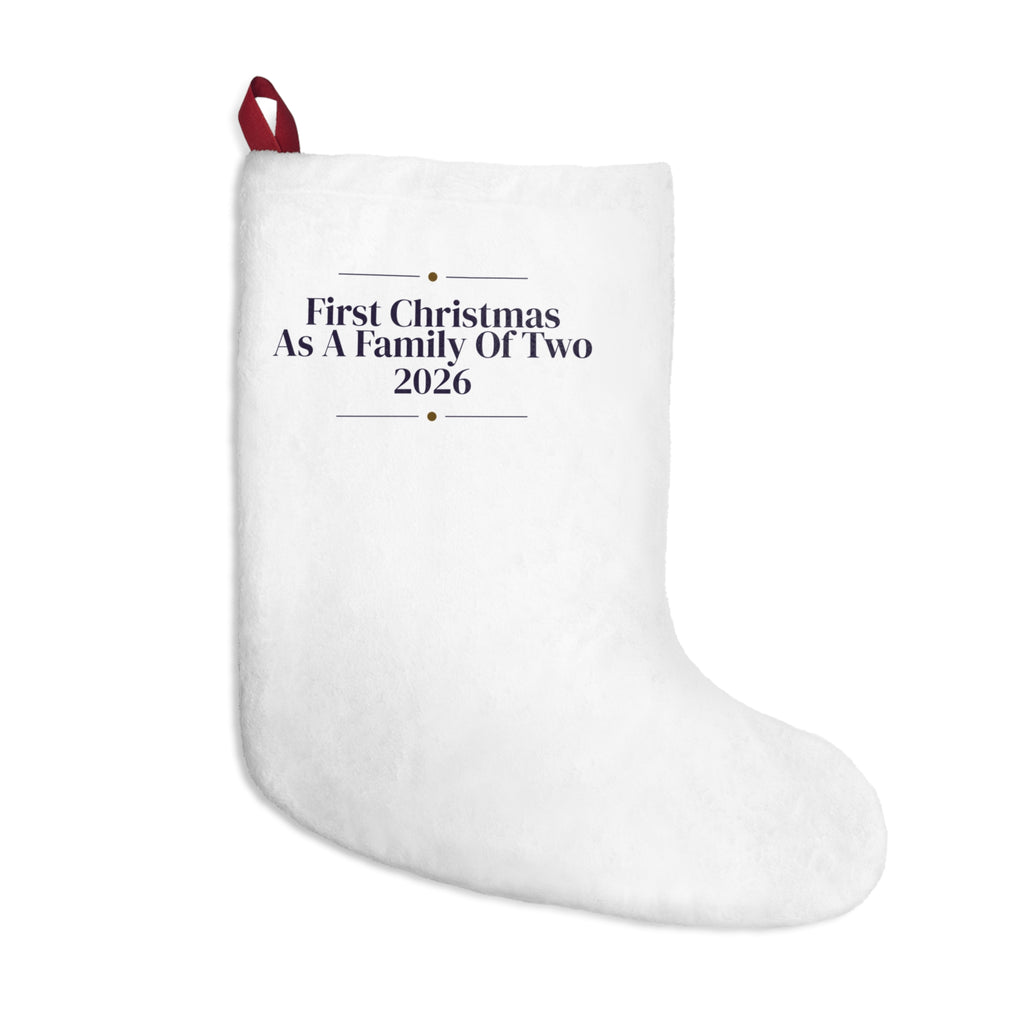 First Christmas Married Christmas Stocking As A Family Of Two 2026