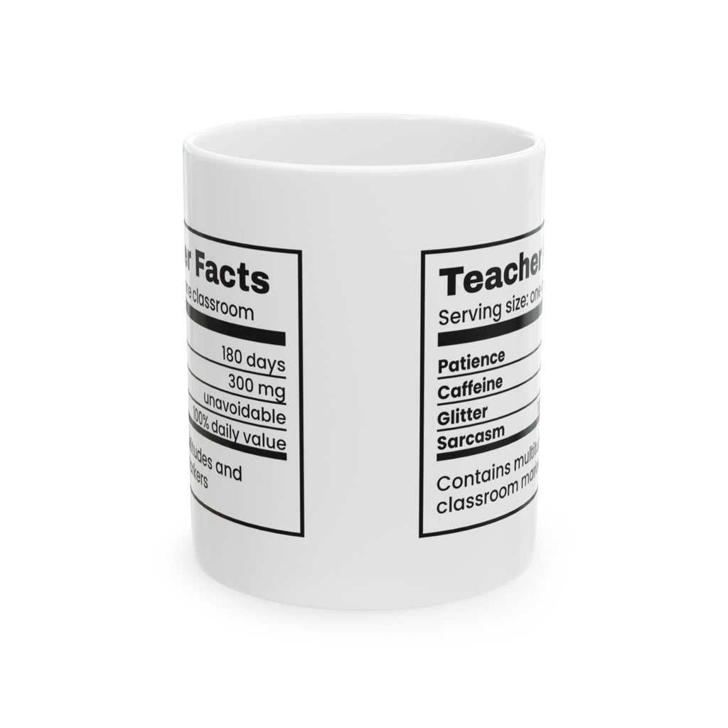 Teacher Coffee Mug 180 Days Of Patience 100% Sarcasm