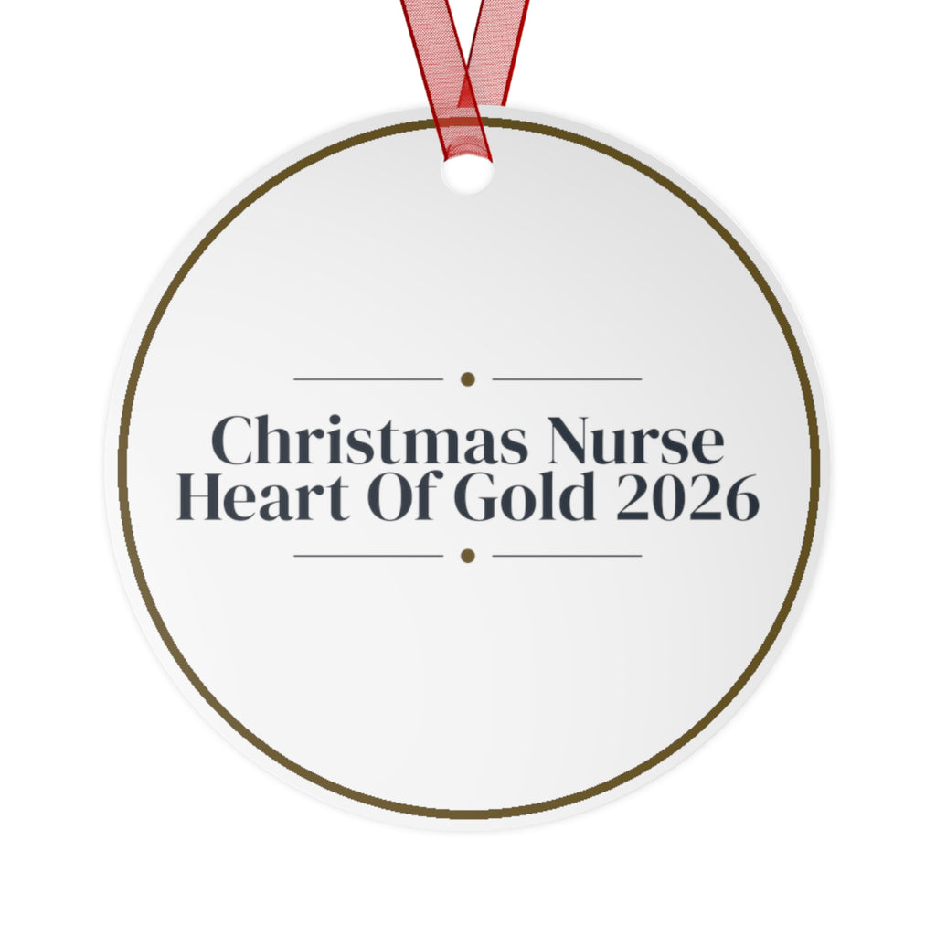 Christmas Nurse Ornament Christmas Nurse Heart Of Gold 2026