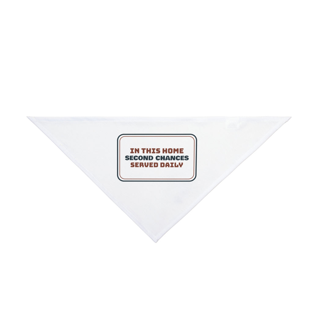 Rescue Pet Dog Bandana Second Chances Served Daily For Pet Adopters