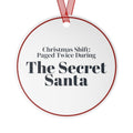 Funny Nurse Christmas Ornament Paged Twice During The Secret Santa