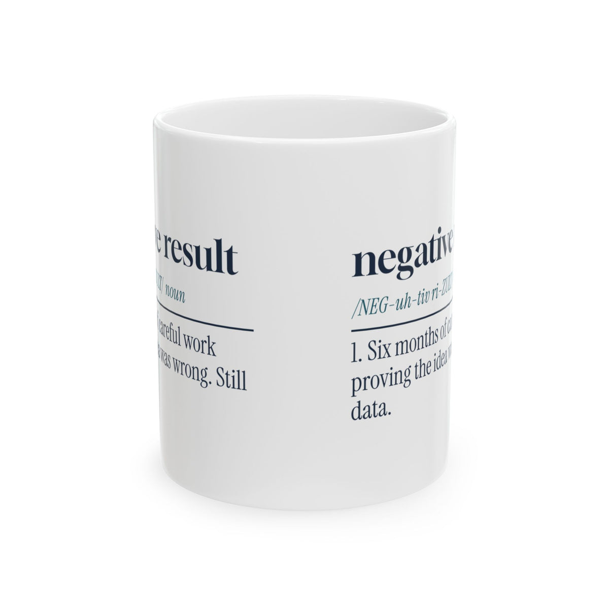 Funny Scientist Coffee Mug Negative Result Definition For Scientists