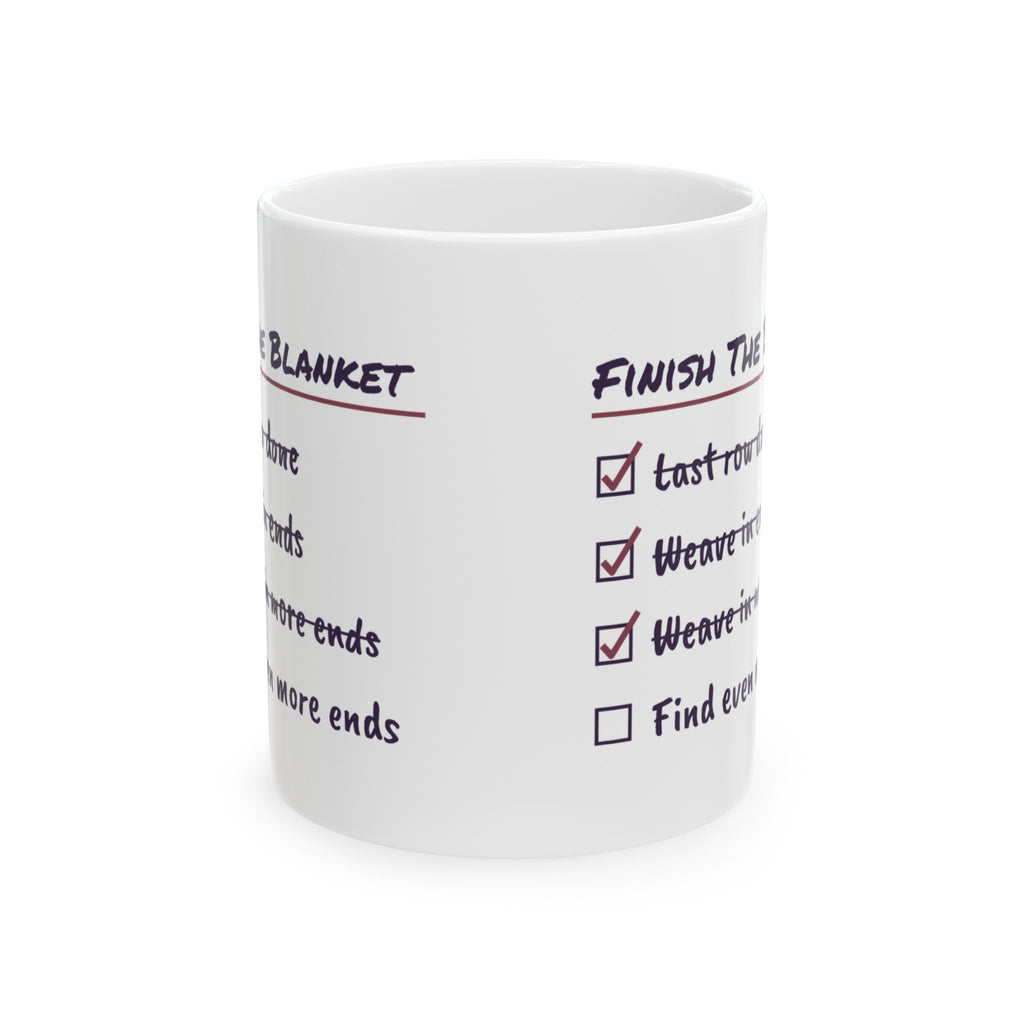 Funny Crochet Coffee Mug Weave In Ends Checklist For Crocheters