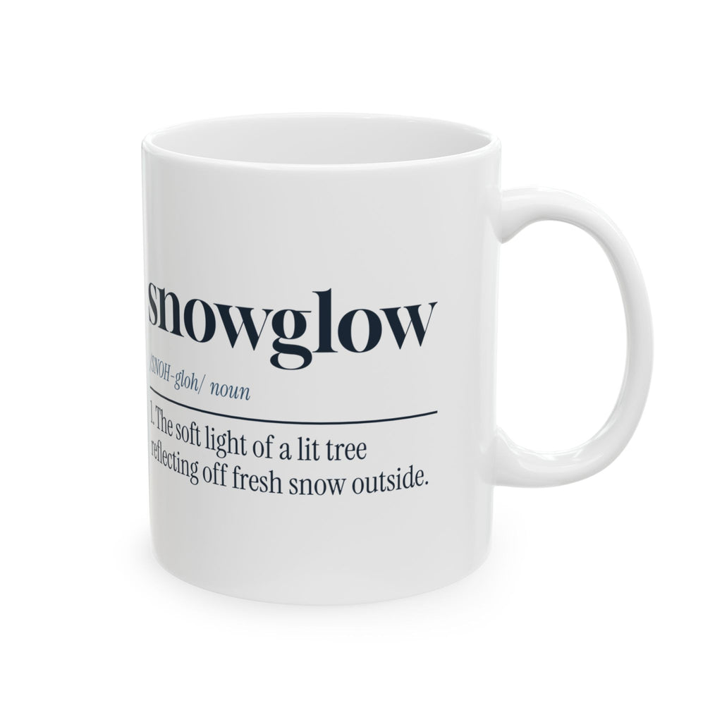 Christmas Coffee Mug Snowglow Dictionary Definition Cozy Winter