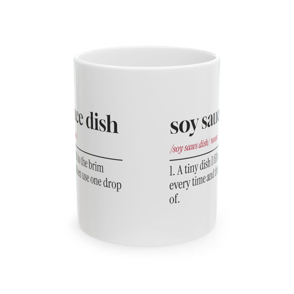 Funny Sushi Lover Coffee Mug Soy Sauce Dish Definition