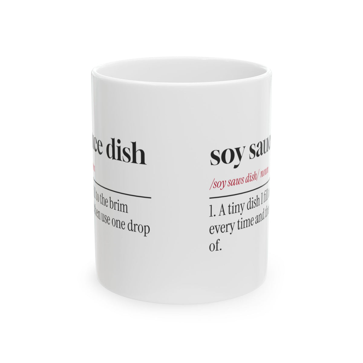 Funny Sushi Lover Coffee Mug Soy Sauce Dish Definition