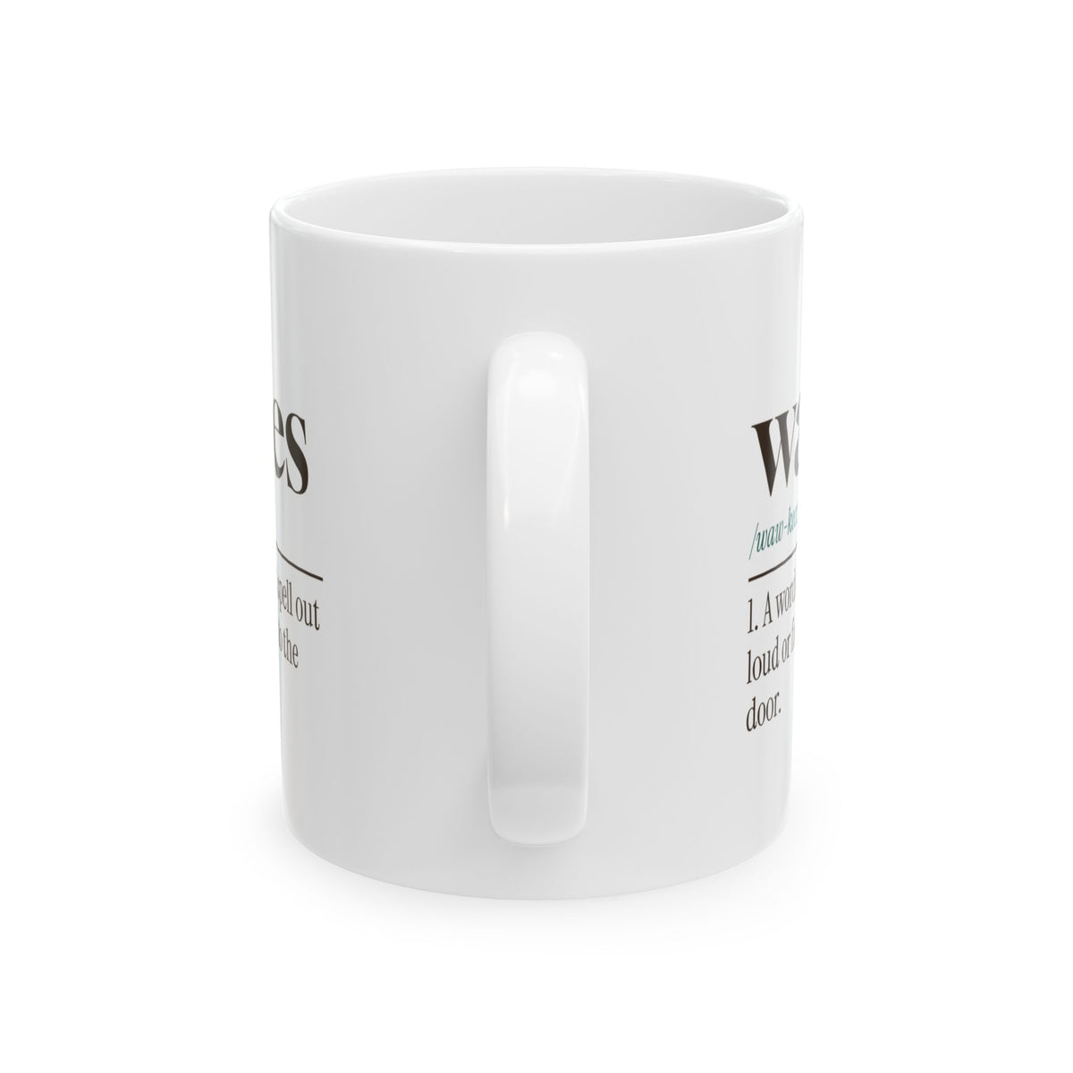 Funny Dog Dad Coffee Mug Walkies Dictionary Definition
