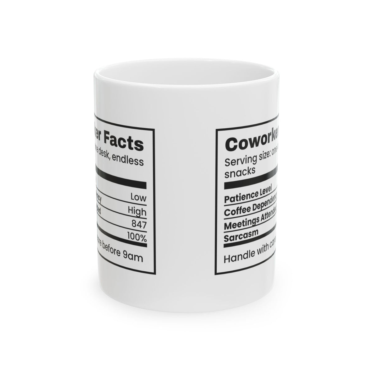 Sarcasm 100 Percent Coffee Mug For Coworkers