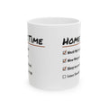 Funny Truck Driver Coffee Mug Sleep In A Real Bed Leave Sunday