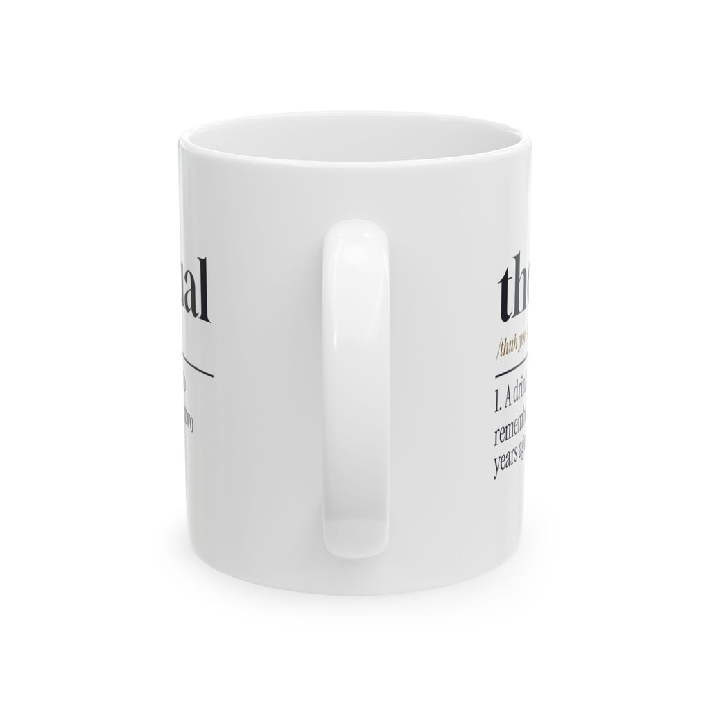 Funny Bartender Coffee Mug The Usual Remind Me Dictionary Definition
