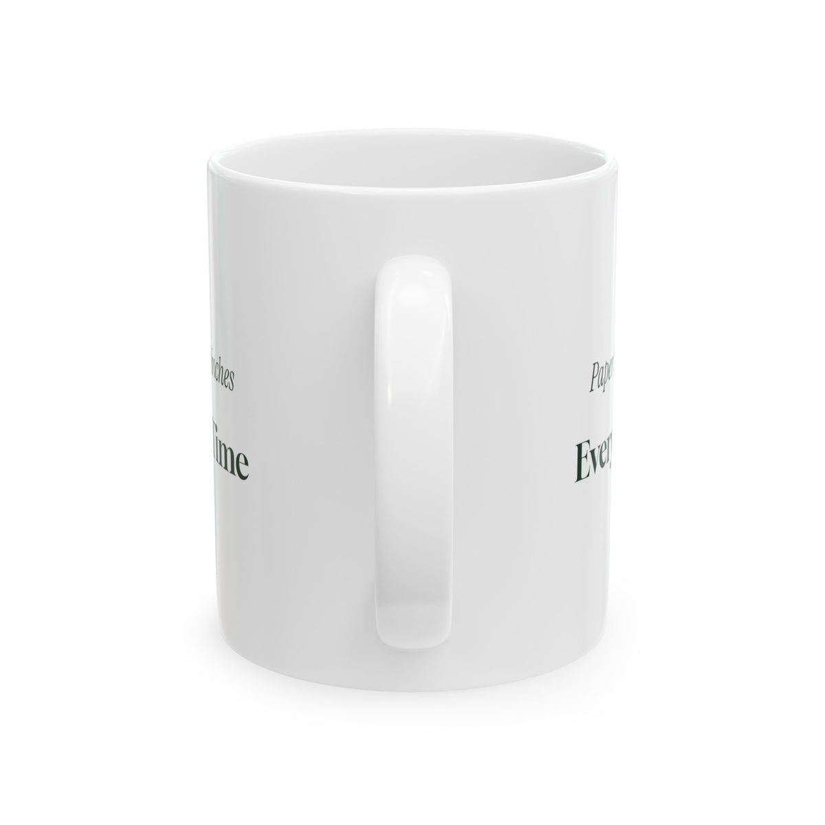Funny Christmas Coffee Mug Wrapping Paper Short By Two Inches