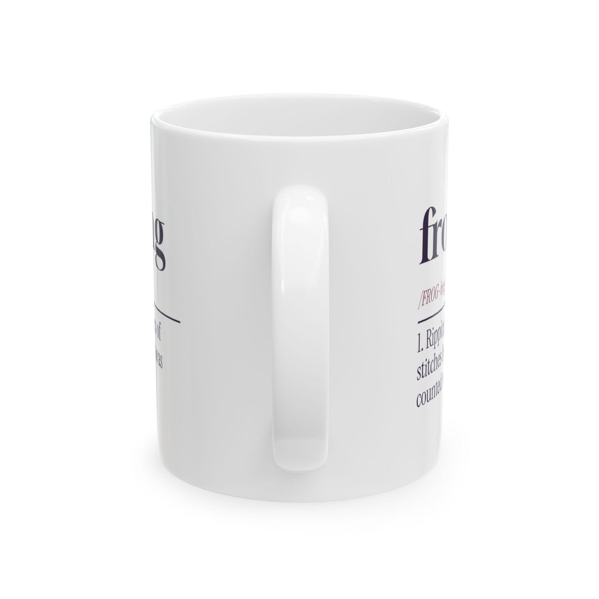 Funny Crochet Coffee Mug Frogging Definition For Crocheters