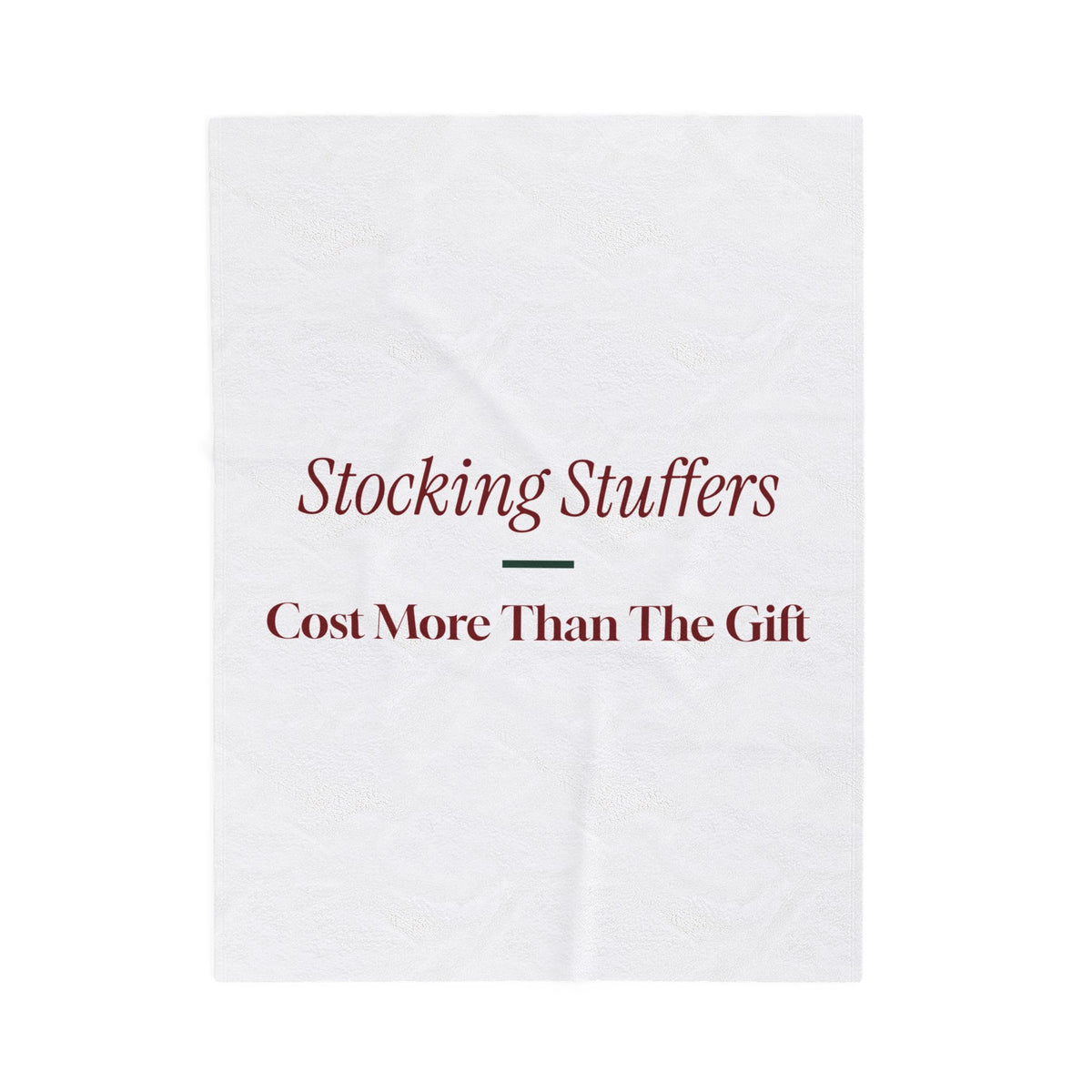 Funny Christmas Throw Blanket Stocking Stuffers Cost More Than The