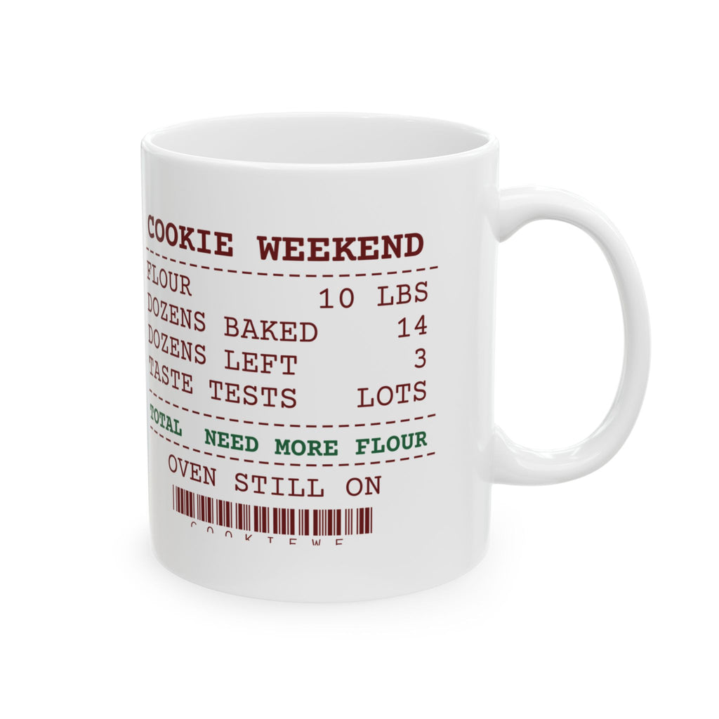 Funny Christmas Baking Coffee Mug Fourteen Dozen Baked Three Left