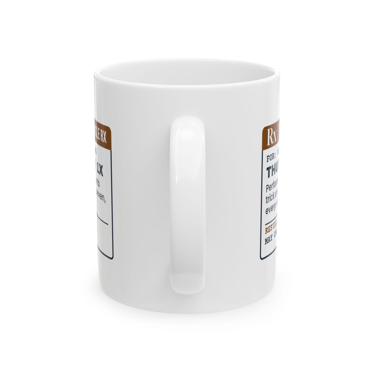 Funny Uncle Mug Detachable Thumb Trick Prescription For Uncles
