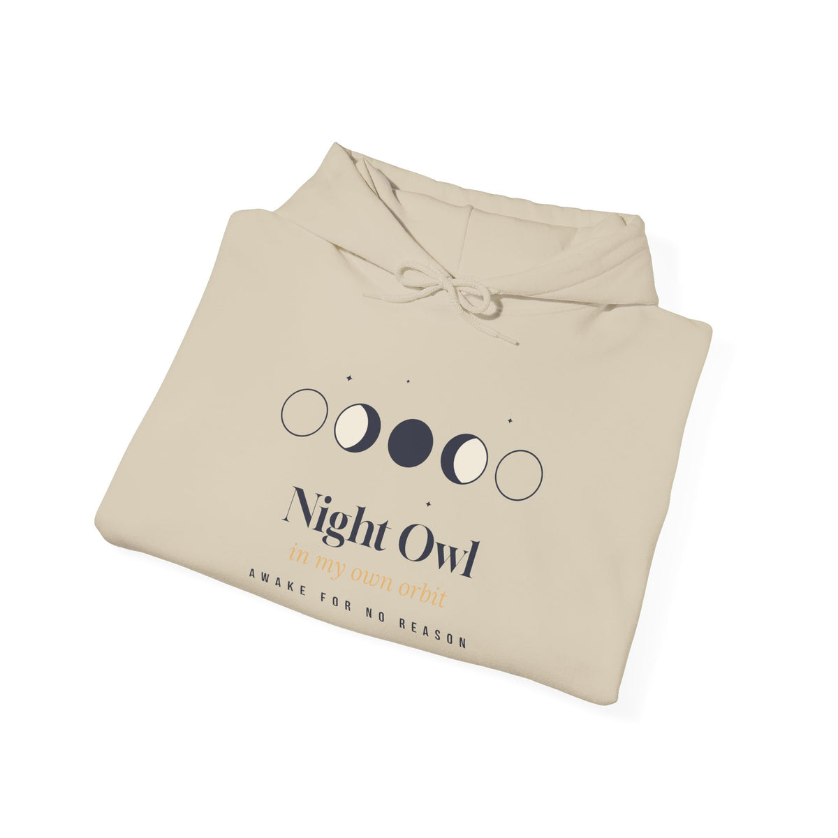 Night Owl Hoodie In My Own Orbit Moon Phases
