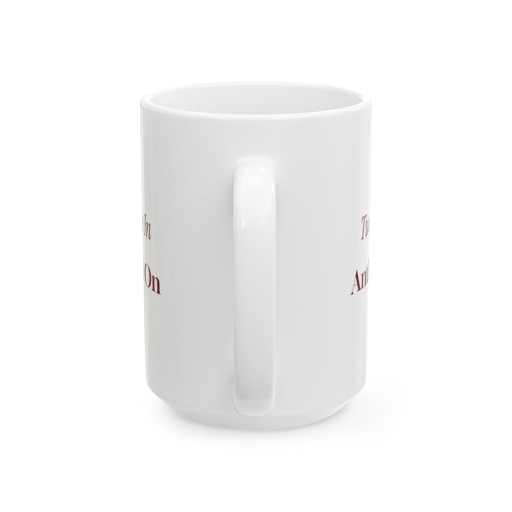 Funny Christmas Nurse Coffee Mug Twelve Hours In Antlers Still On