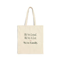 Funny Family Christmas Tote Bag We're Loud We're A Lot We're Family
