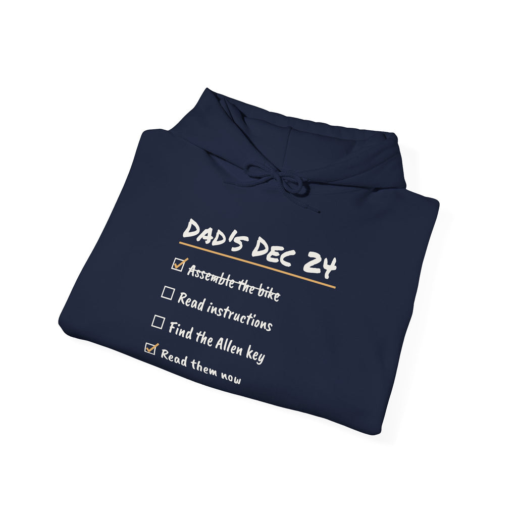 Funny Christmas Dad Hoodie Read The Instructions Eventually