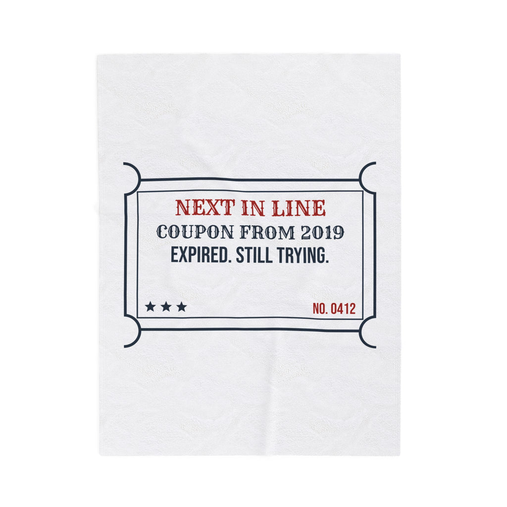 Funny Retail Worker Christmas Throw Blanket Coupon From 2019 Ticket