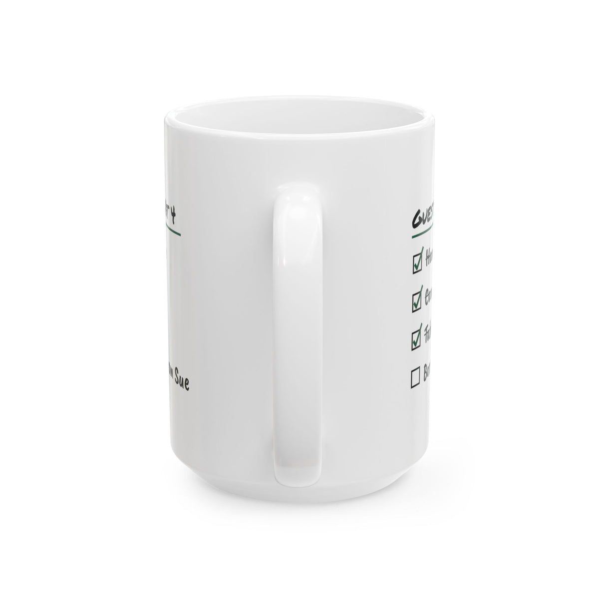 Funny Christmas Coffee Mug Guests Arrive At 4 Host Checklist