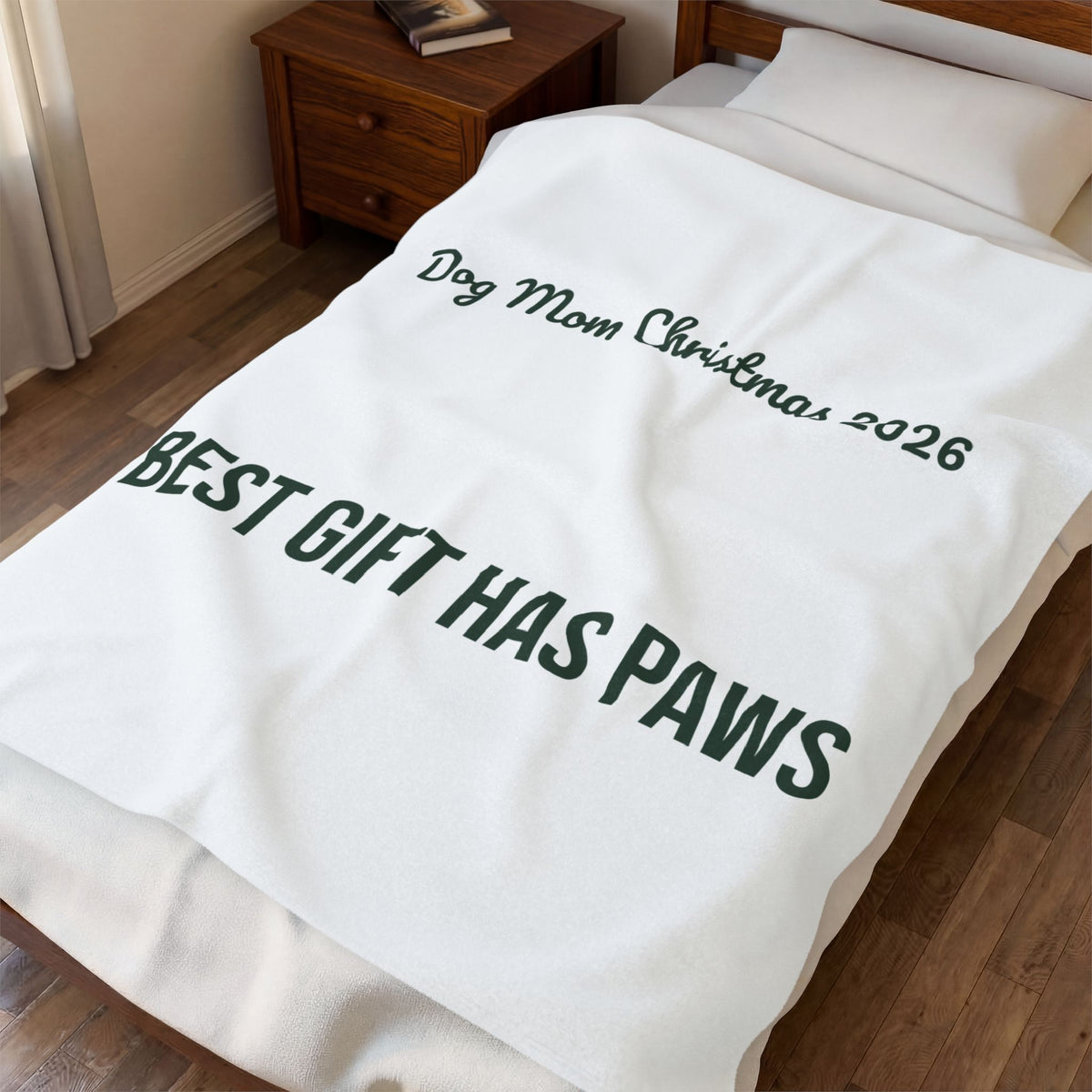 Christmas Throw Blanket Dog Mom Christmas 2026 Best Gift Has Paws