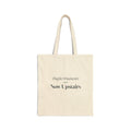 Funny Christmas Cat Tote Bag Fragile Ornaments Now Upstairs