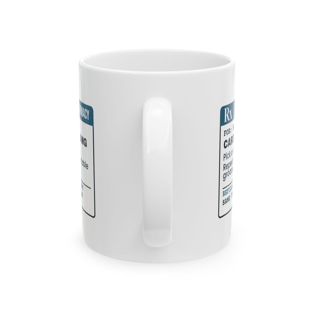 Funny Uncle Coffee Mug Card Tricks Prescription Label For Uncles