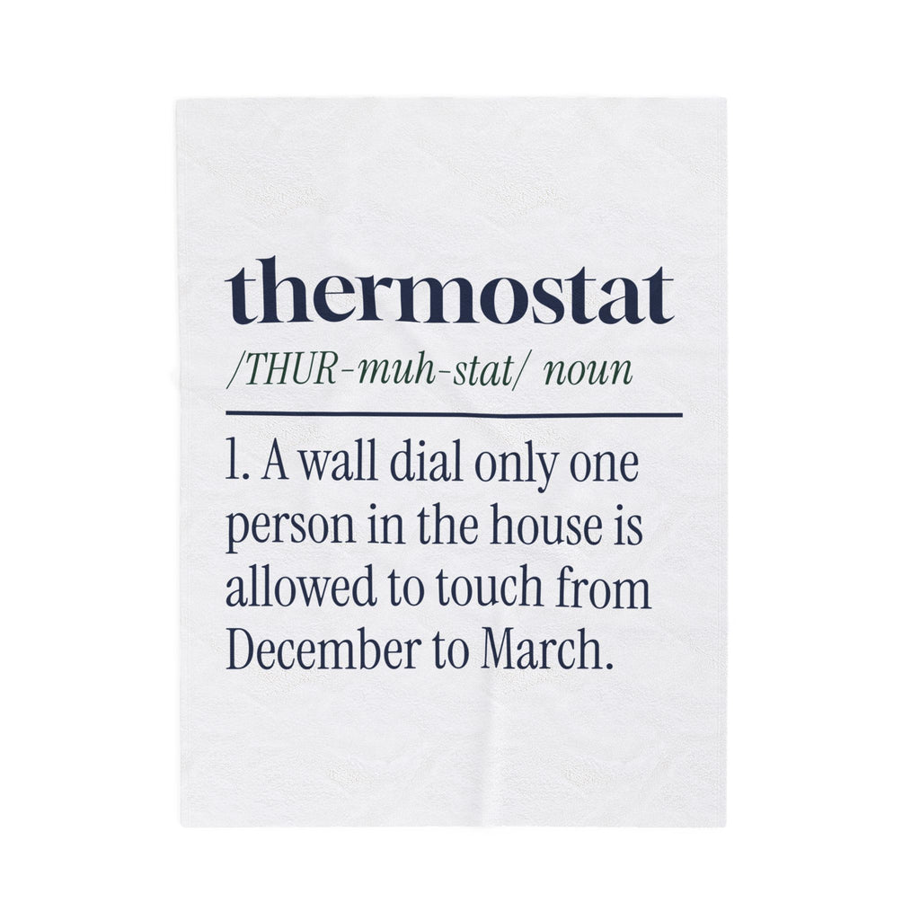 Funny Christmas Throw Blanket Thermostat Definition For Dad