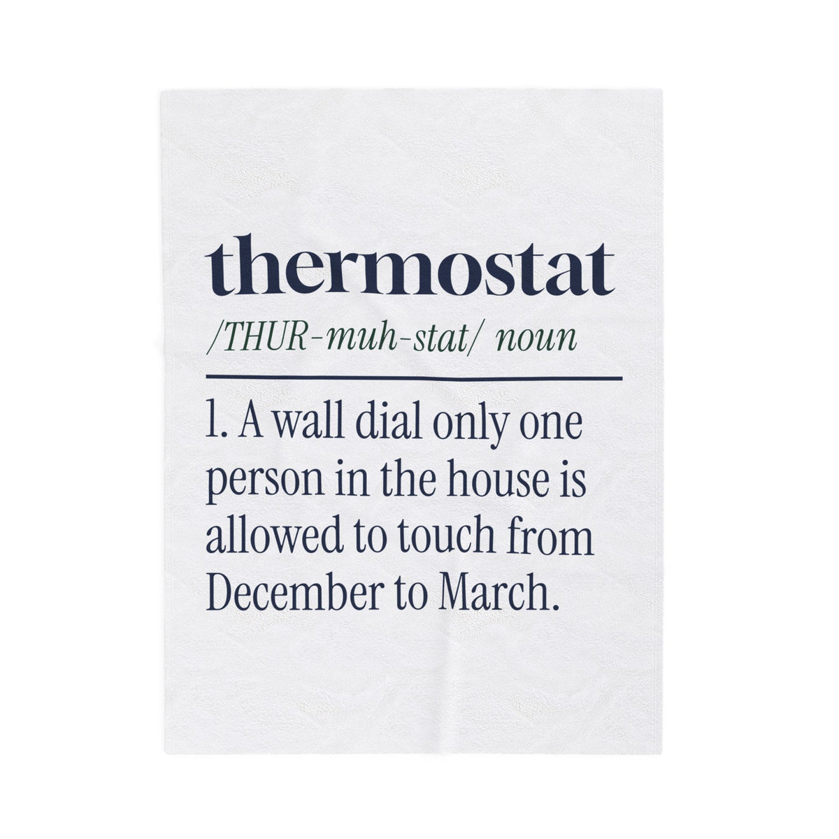 Funny Christmas Throw Blanket Thermostat Definition For Dad