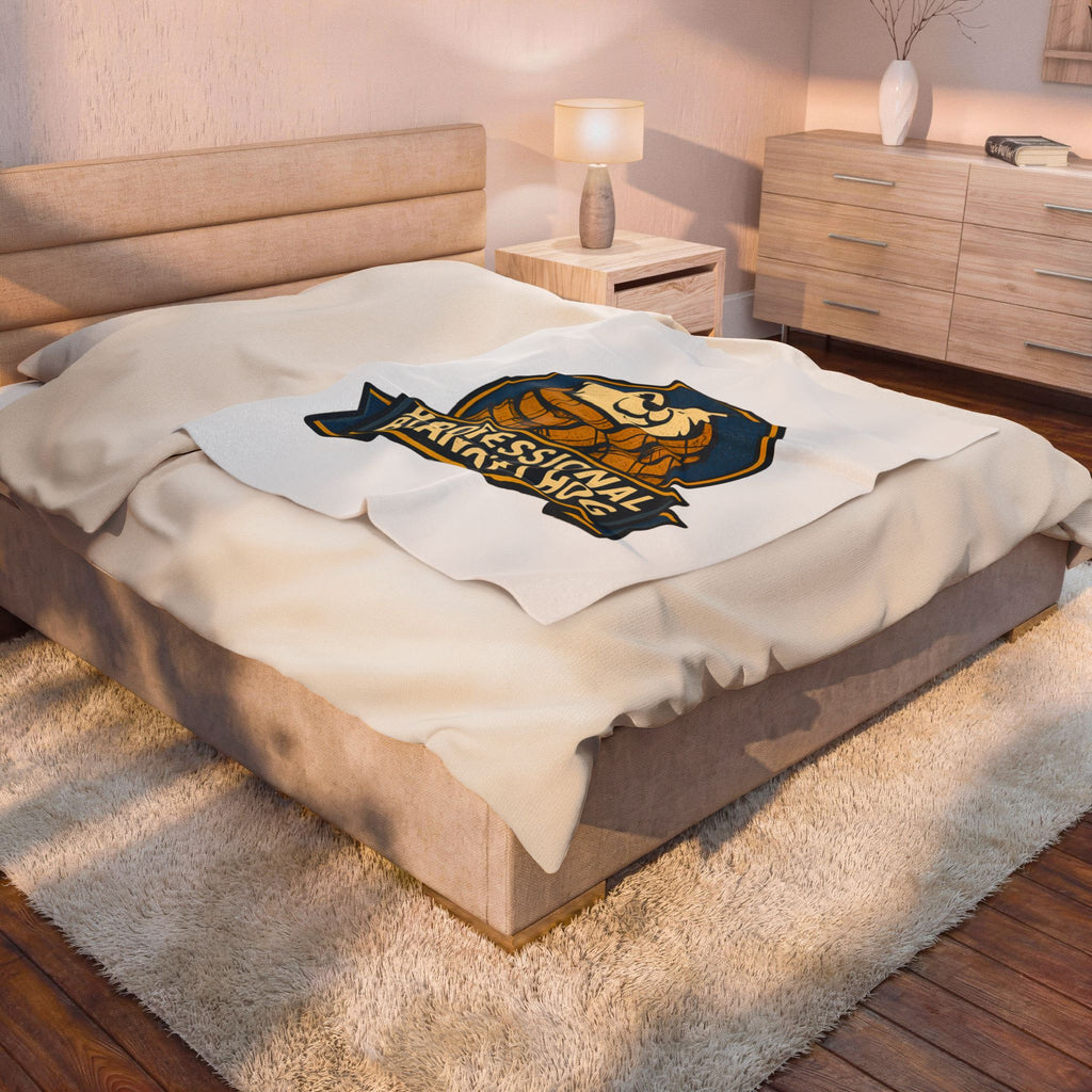 Funny Professional Blanket Hog Dog Mom Dog Dad Cozy Throw Blanket