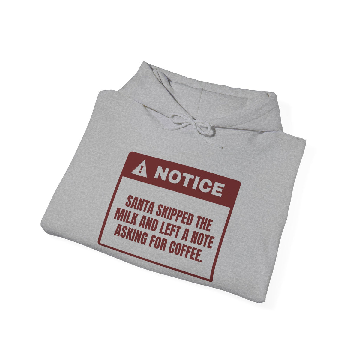 Funny Christmas Hoodie Santa Wants Coffee Not Milk
