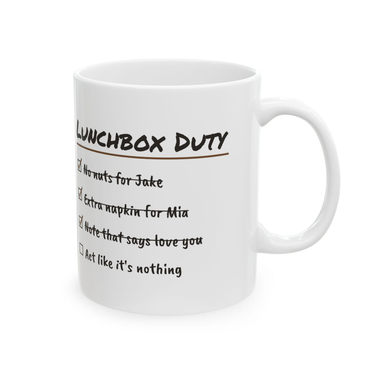 Bonus Mom Coffee Mug Lunchbox Duty Love You