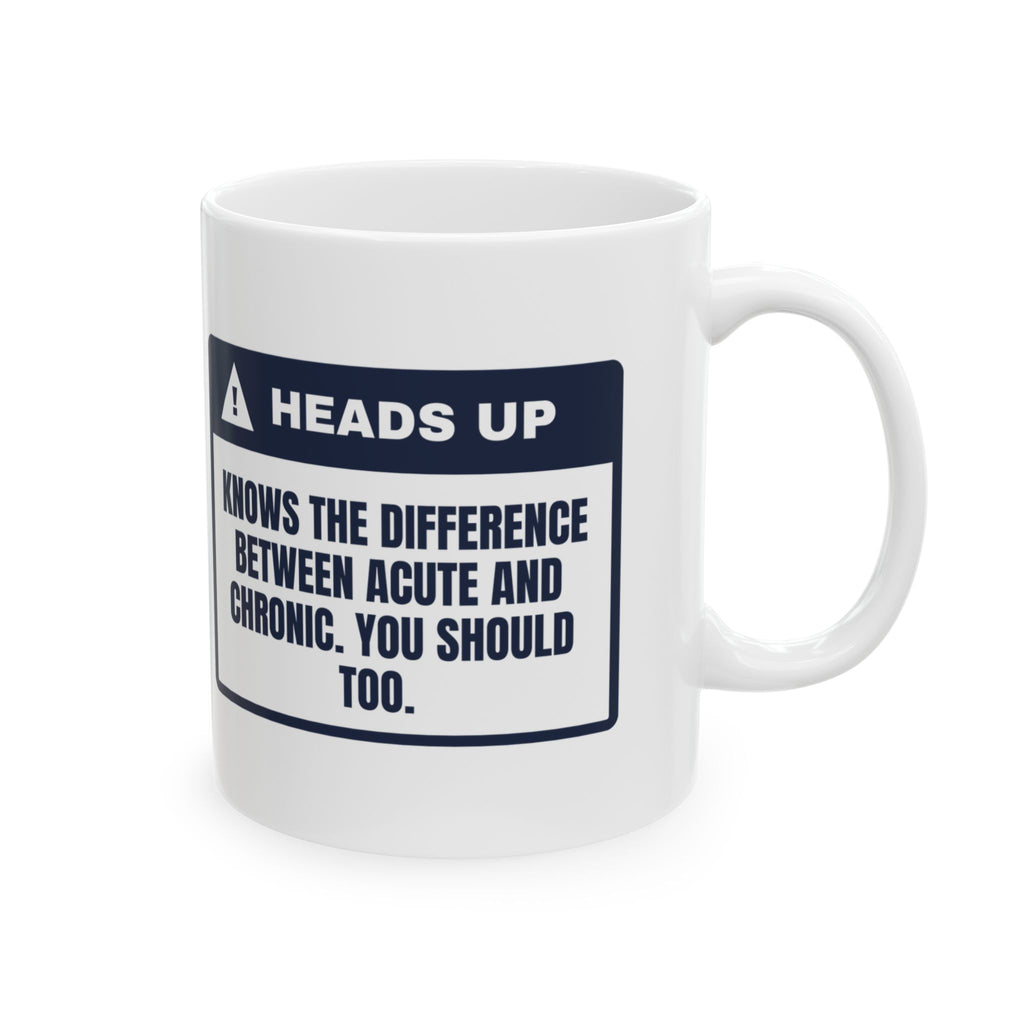Medical Coder Coffee Mug Knows Acute From Chronic