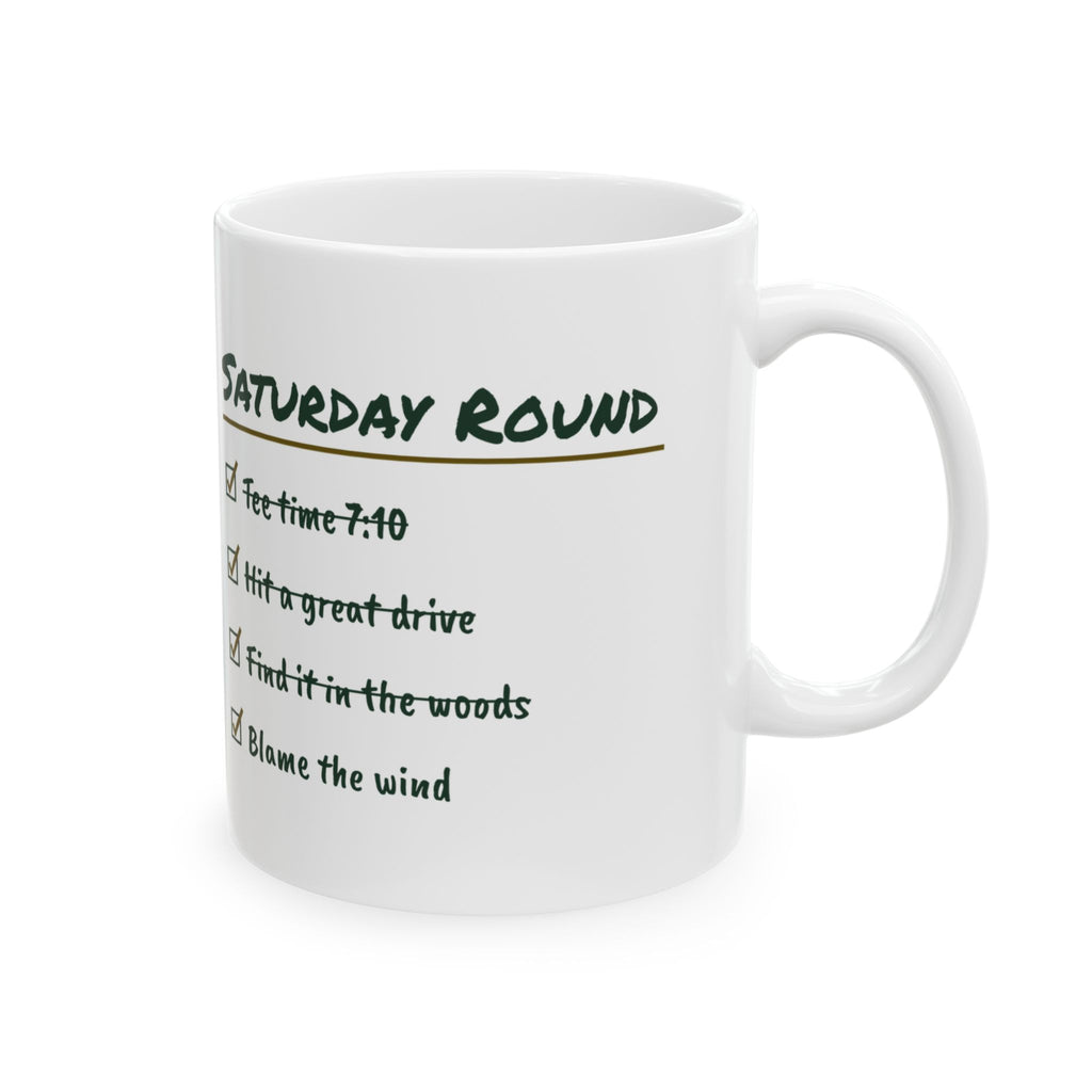 Funny Golf Coffee Mug Find It In The Woods Blame The Wind