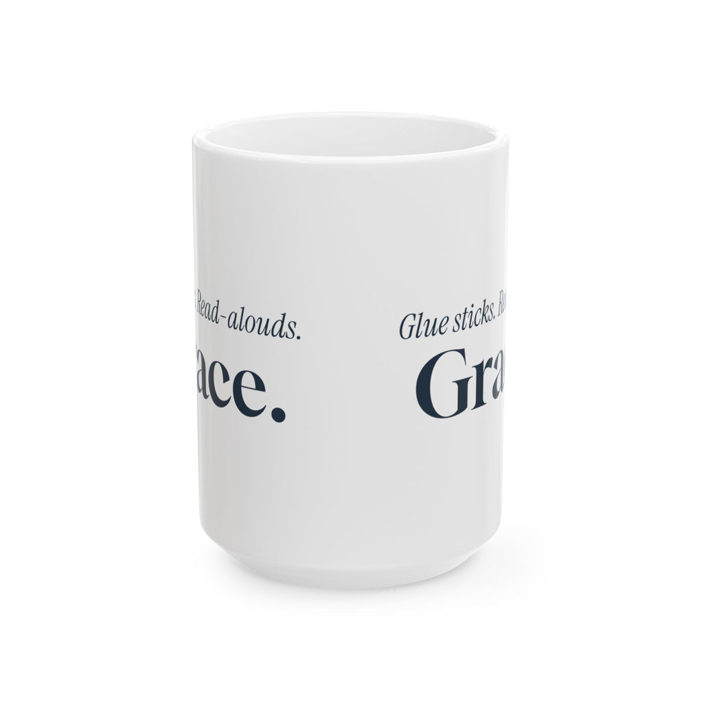 Funny Teacher Coffee Mug Glue Sticks Read Alouds Grace
