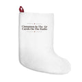 Cozy Christmas Stocking Cinnamon In The Air Carols On The Radio