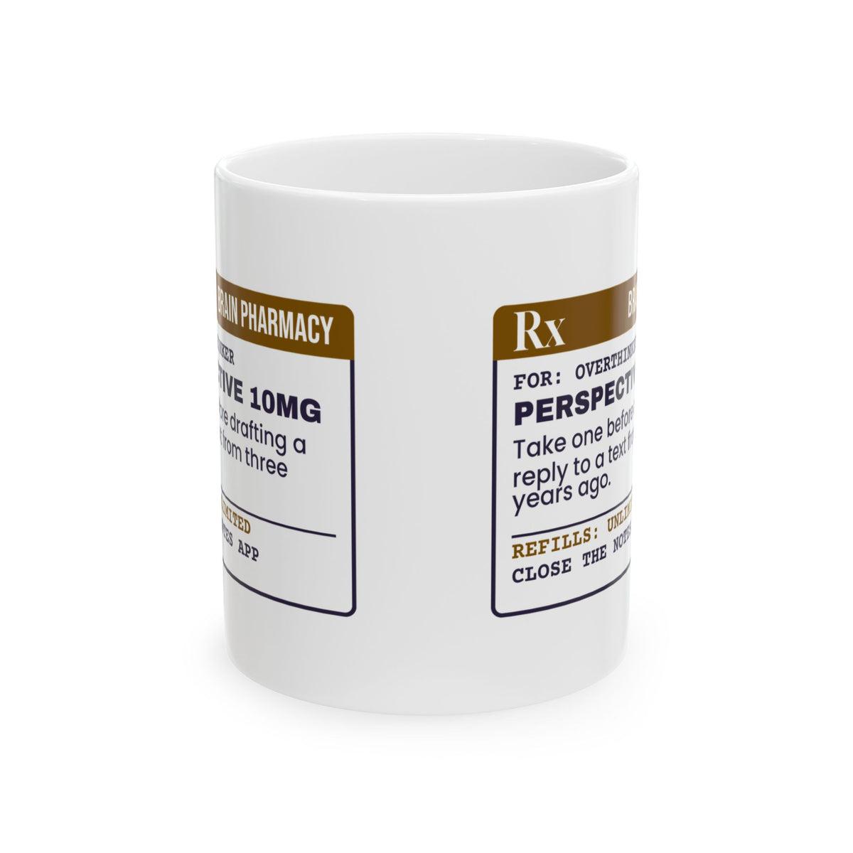Funny Overthinker Mug Not Every Thought Needs A Reply