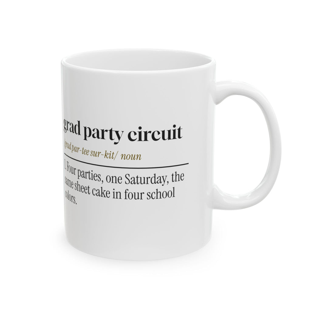 Funny Graduation Coffee Mug Grad Party Circuit Dictionary High School