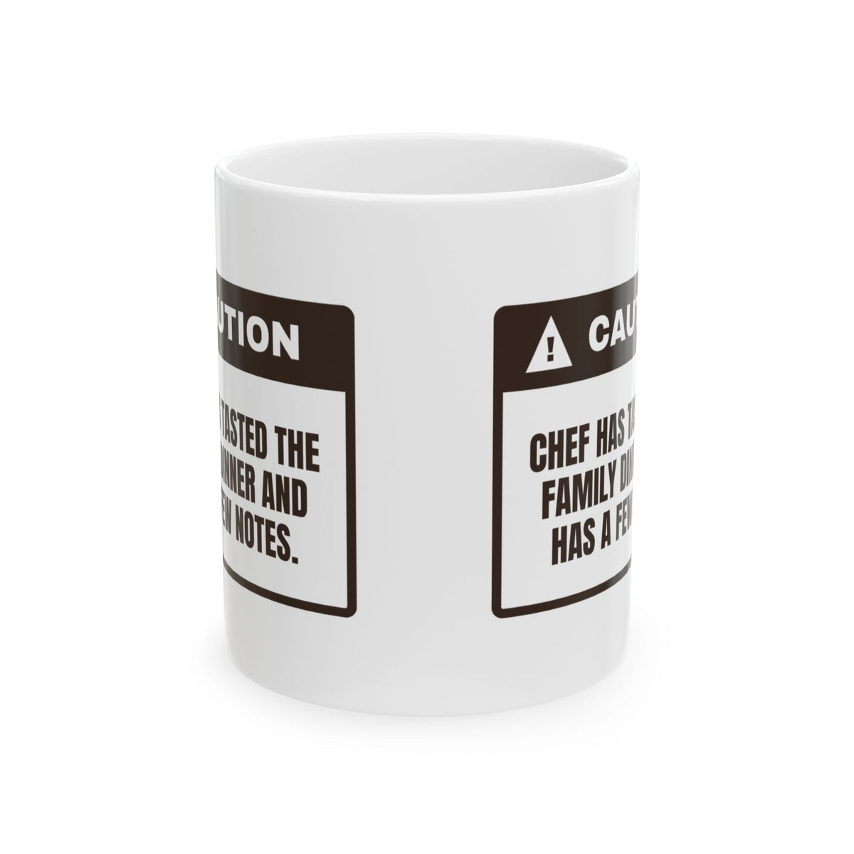 Funny Chef Coffee Mug Chef Tasted Dinner Has A Few Notes
