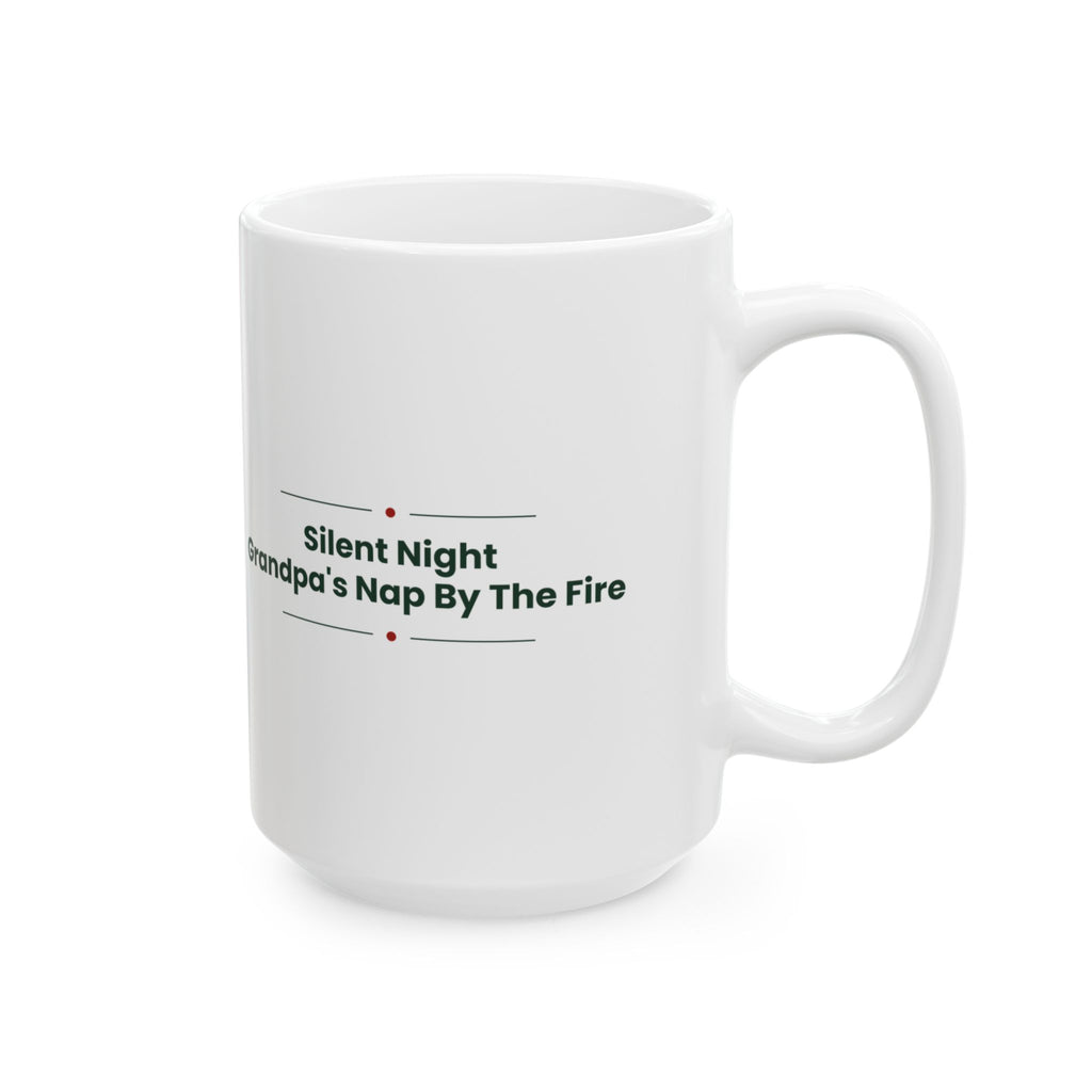 Funny Grandpa Christmas Coffee Mug Silent Night Grandpa's Nap