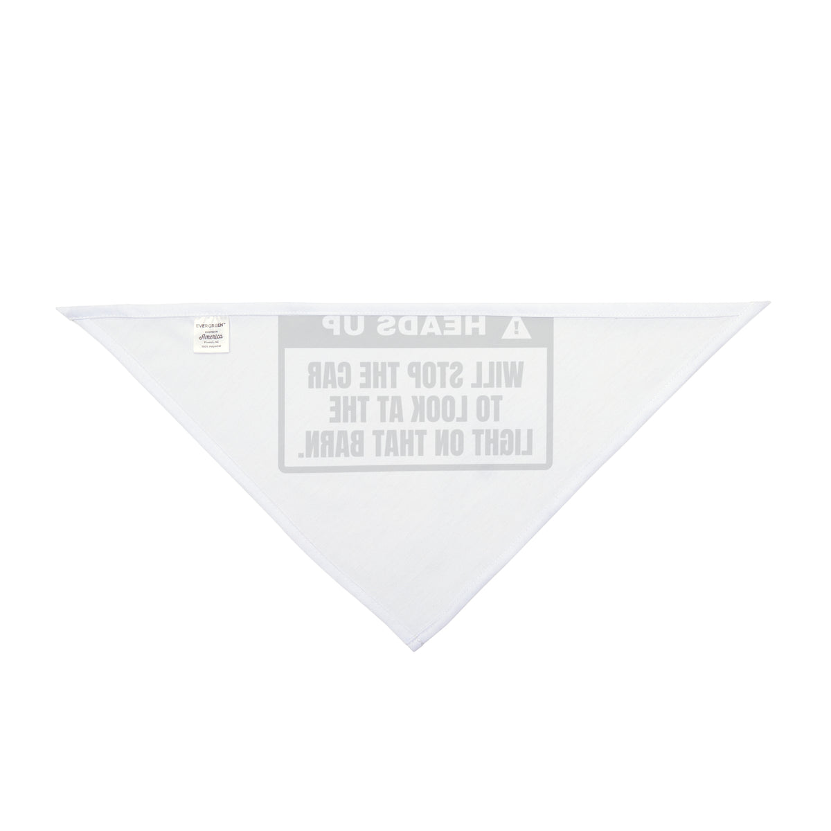 Funny Painter Dog Bandana Heads Up Will Stop The Car For Barn Light
