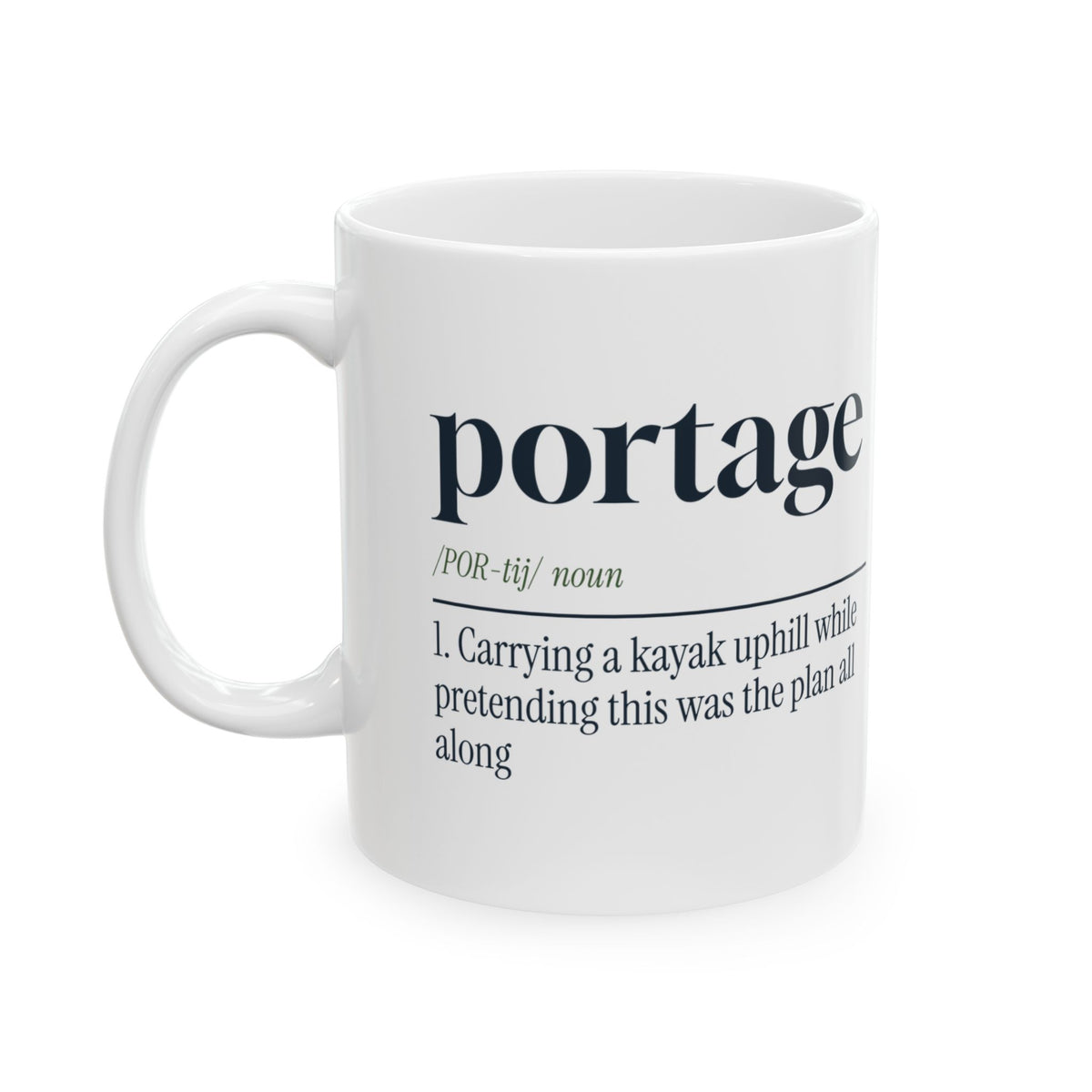 Portage Coffee Mug Pretending This Was The Plan