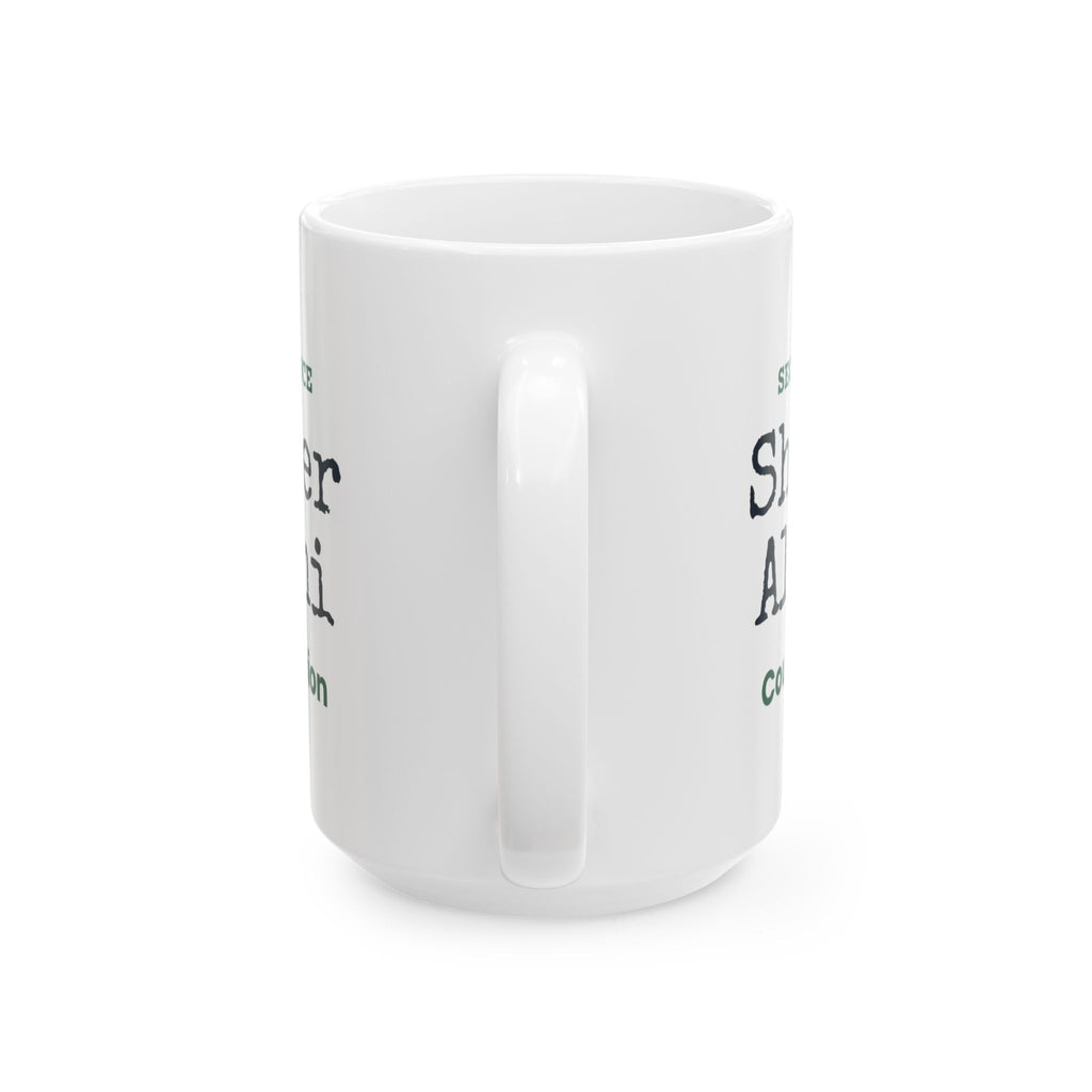 Funny Rescue Dog Coffee Mug Shelter Alumni Couch Division