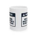 Funny Wife Book Lover Mug Wife Is Reading Unless It's On Fire