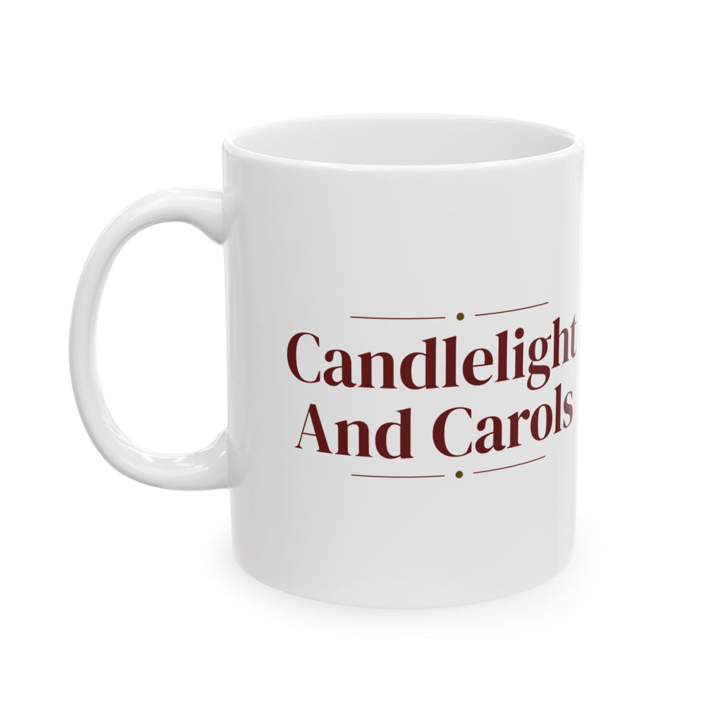 Christmas Coffee Mug Candlelight And Carols Cozy Christmas Mug