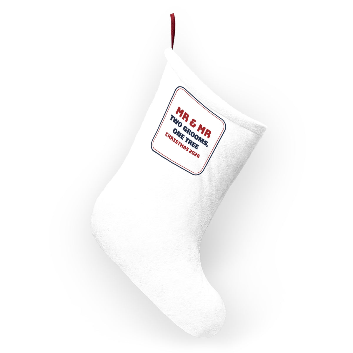 Christmas Stocking Two Grooms One Tree Christmas 2026 For Mr And
