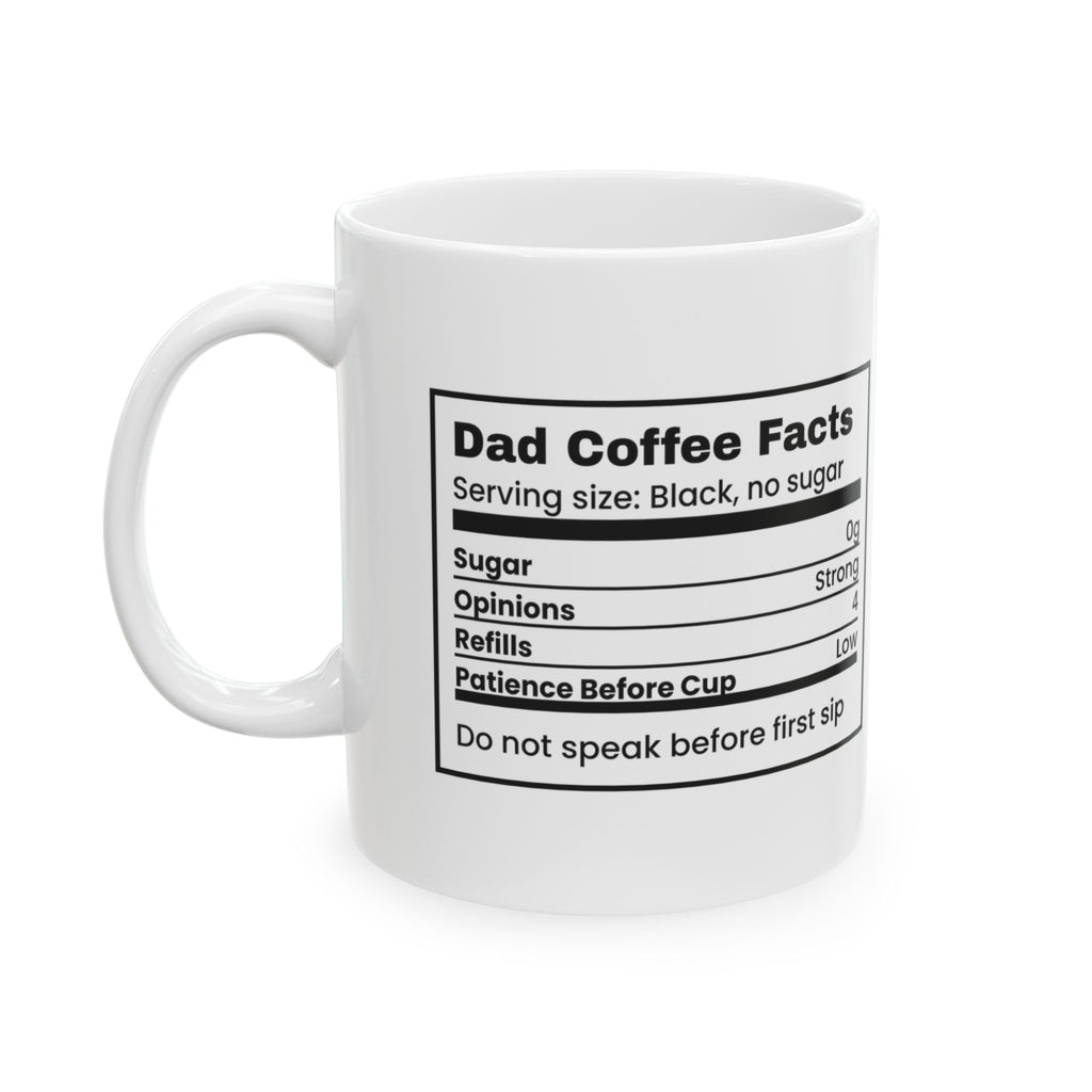 Dad Coffee Facts Mug For Dad