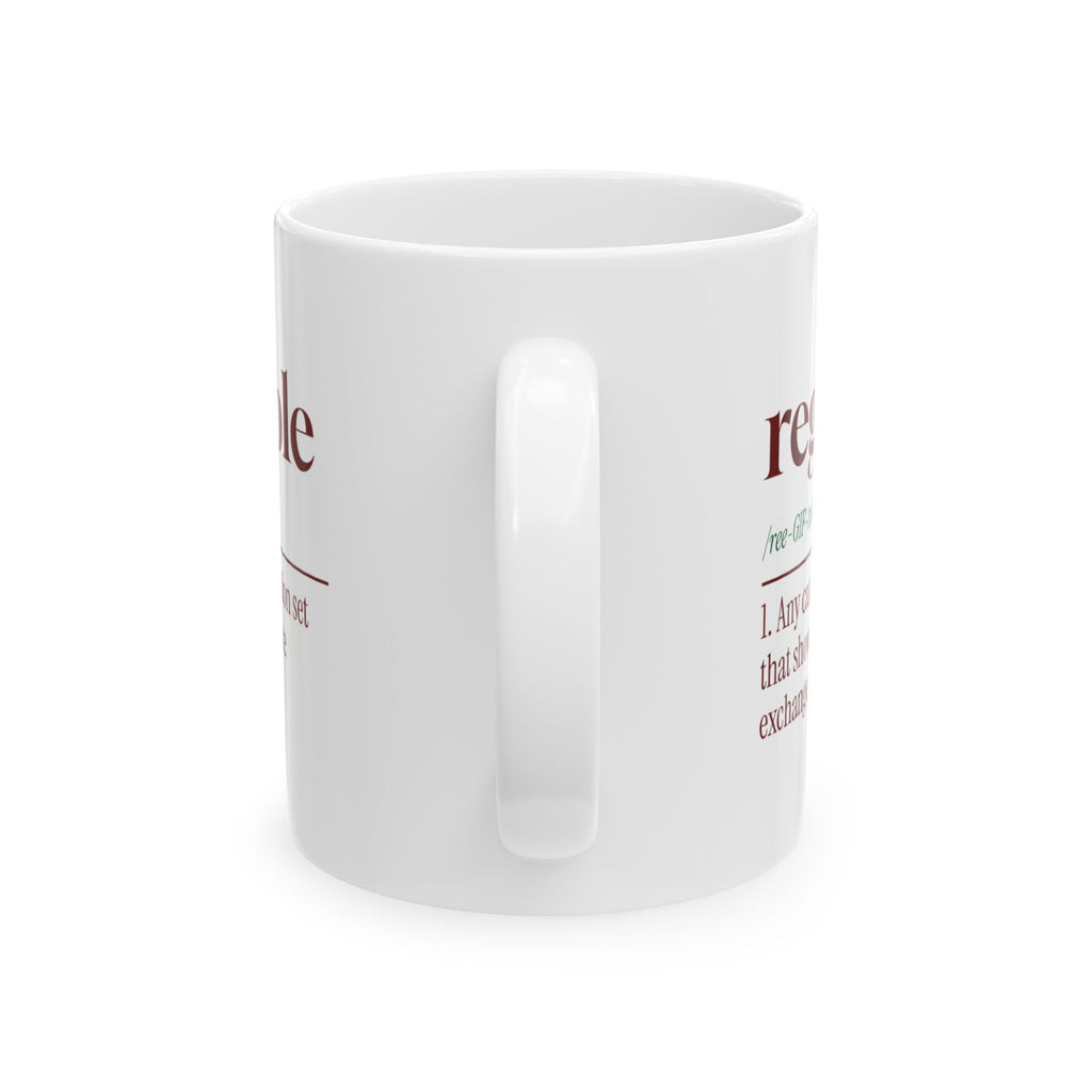 Funny Christmas Coworker Coffee Mug Regiftable Dictionary Definition