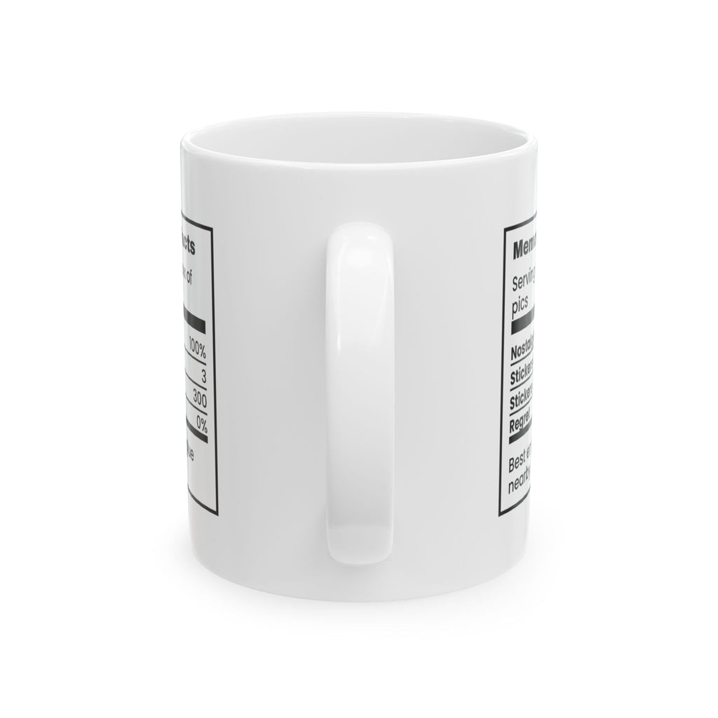 Memory Keeper Facts Coffee Mug For Scrapbookers